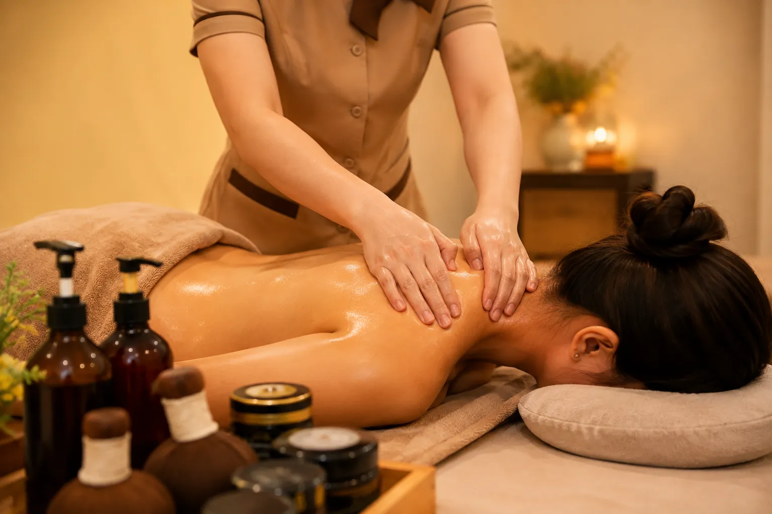 Thai Massage Đà Nẵng – Thư Giãn Cơ Thể, Giải Tỏa Căng Cơ Tại Rose 01 Spa 12 Trao đổi với kỹ thuật viên trước liệu trình giúp lựa chọn cách massage phù hợp hơn.