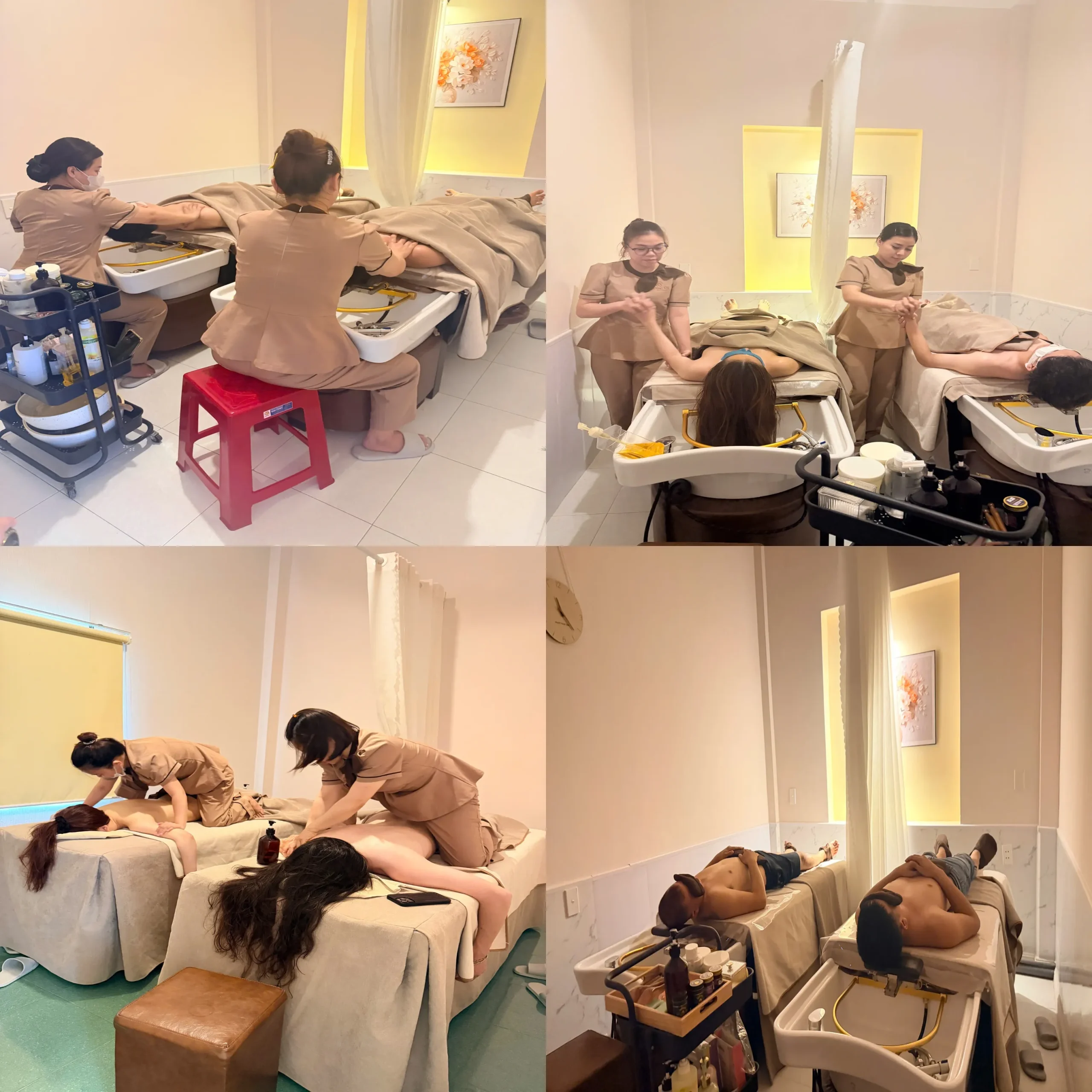 Liệu trình gội đầu dưỡng sinh tại Rose 01 Spa Đà Nẵng