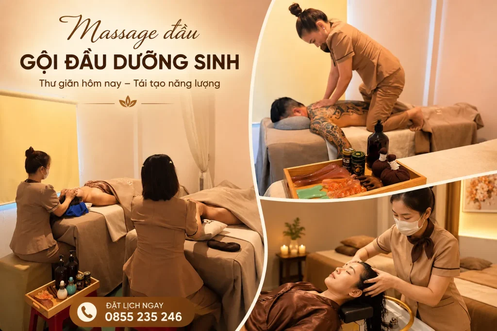 MASSAGE & GỘI ĐẦU DƯỠNG SINH Đà Nẵng 11 Mang lại nhiều lợi ích cho sức khỏe và tinh thần.