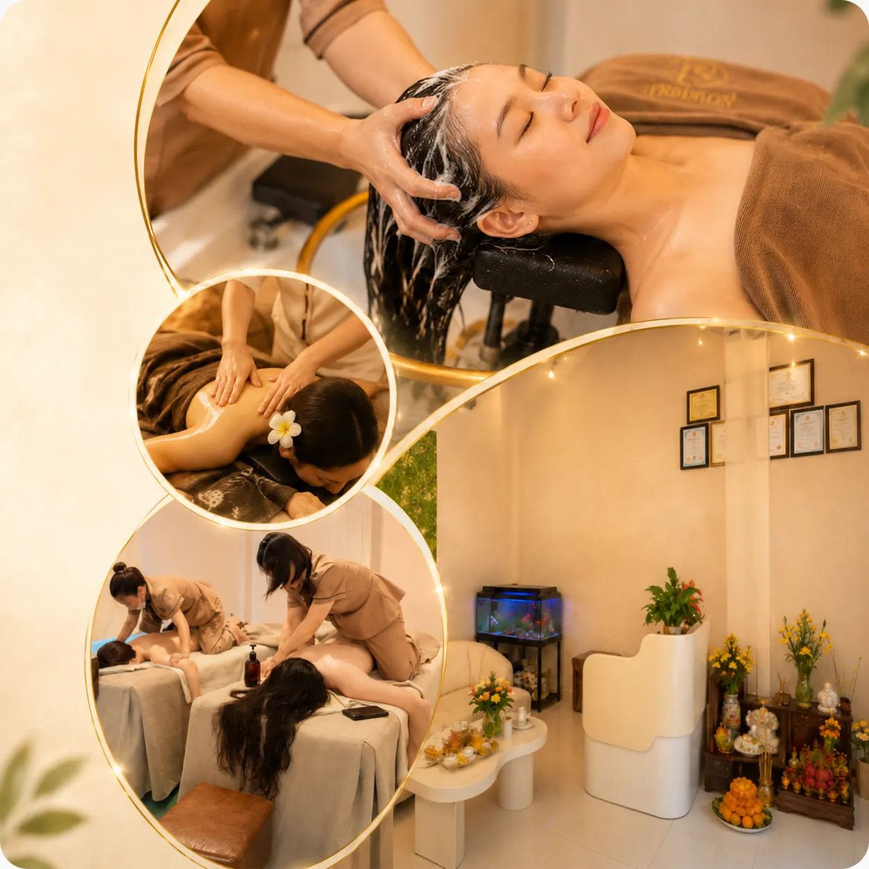 Massage đầu và body giúp tạo cảm giác thư giãn sau ngày dài làm việc