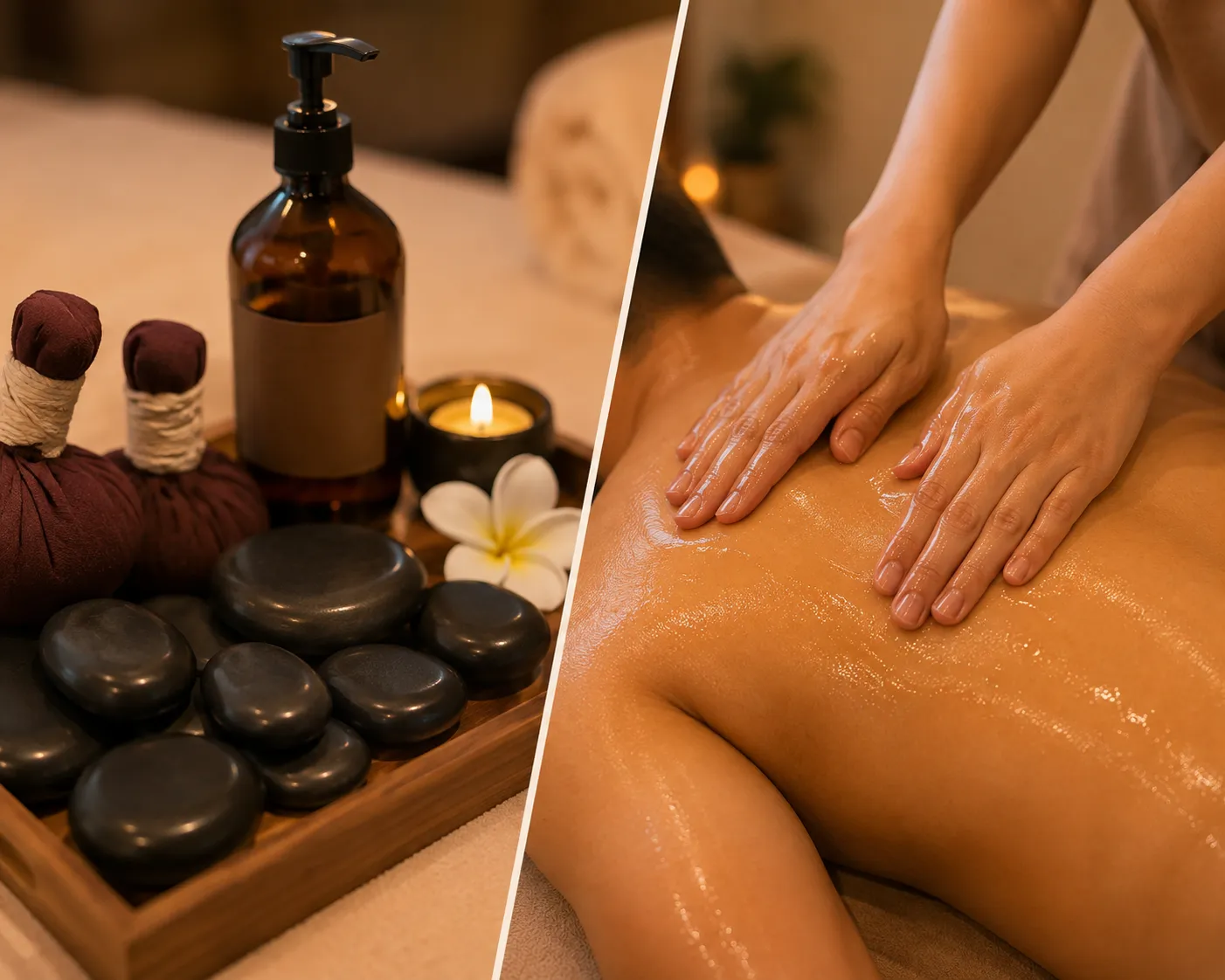 Hot Stone và Aroma Massage mang đến những trải nghiệm thư giãn khác nhau tại Rose 01 Spa.