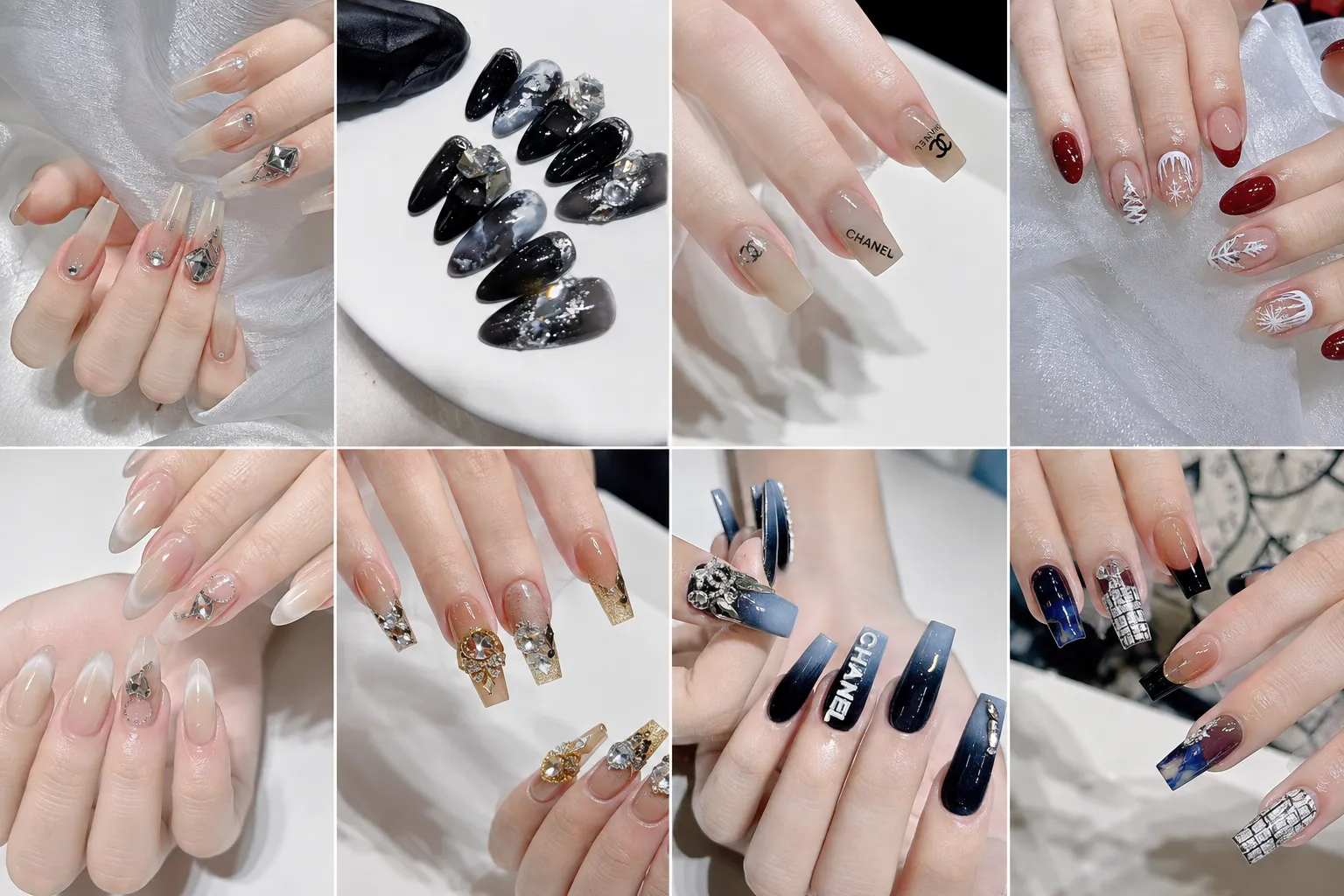 Tiệm Nail Gần Đây Ngũ Hành Sơn Đà Nẵng Đẹp, Giá Tốt 7 Các mẫu Nail & Gel được thực hiện tại Rose 01 Spa Ngũ Hành Sơn Đà Nẵng.