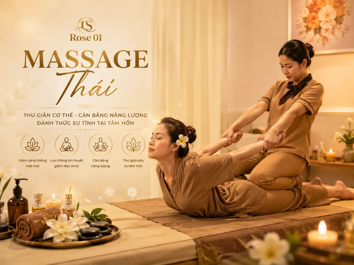 Thai Massage Đà Nẵng – Thư Giãn Cơ Thể, Giải Tỏa Căng Cơ Tại Rose 01 Spa 10 Thư giãn và chăm sóc cơ thể với Thai Massage tại Rose 01 Spa Đà Nẵng.