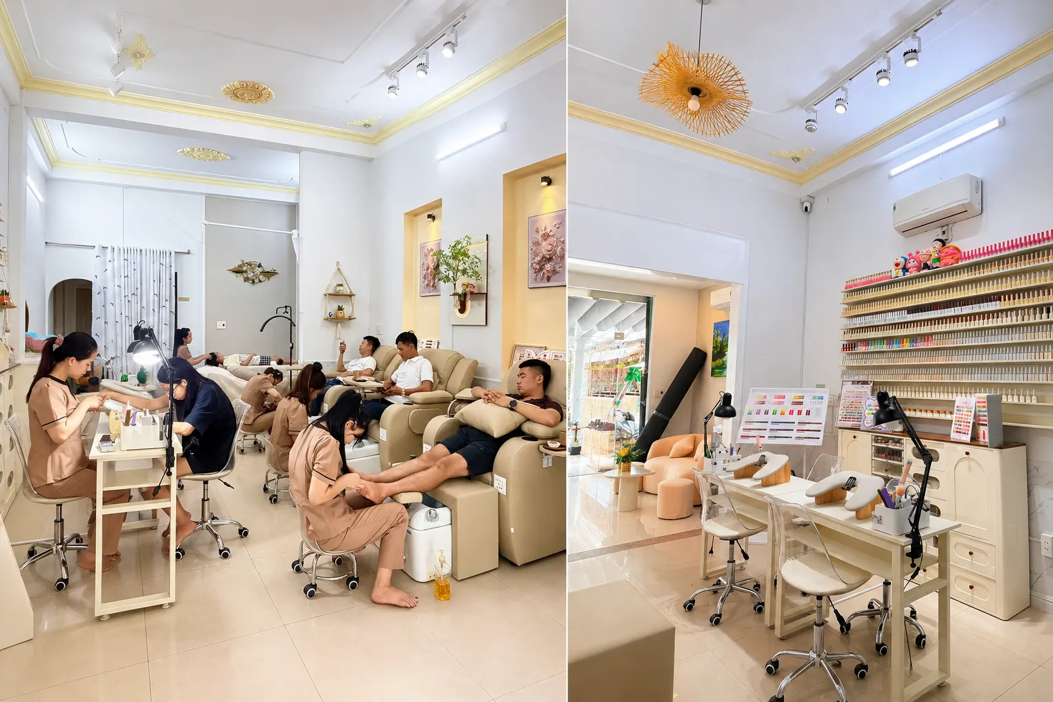 Tiệm Nail Gần Đây Ngũ Hành Sơn Đà Nẵng Đẹp, Giá Tốt 3 Không gian làm nail tại Rose 01 Spa, địa chỉ làm đẹp thuận tiện tại Ngũ Hành Sơn Đà Nẵng.