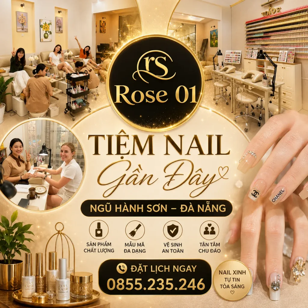 Tiệm Nail Gần Đây Ngũ Hành Sơn Đà Nẵng Đẹp, Giá Tốt 1 tiem nail da nang